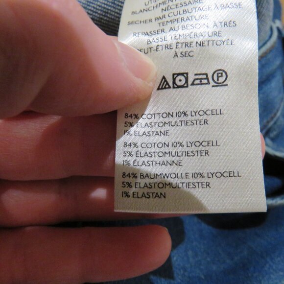 ANTHROPOLOGIE PILCRO Wide Leg Denim Flare Jeans Boho Preppy Casual Comfort 28 - Picture 14 of 14